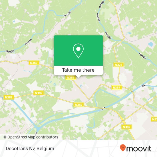 Decotrans Nv map