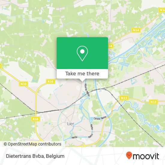 Dietertrans Bvba map