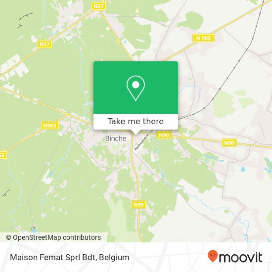 Maison Femat Sprl Bdt map