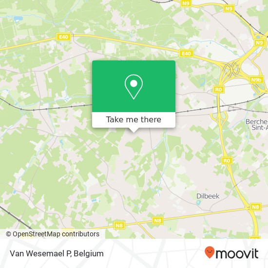 Van Wesemael P map