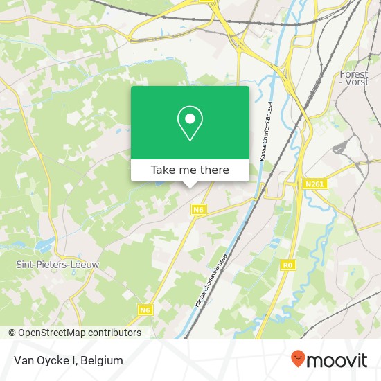 Van Oycke I map