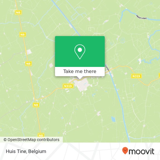 Huis Tine map