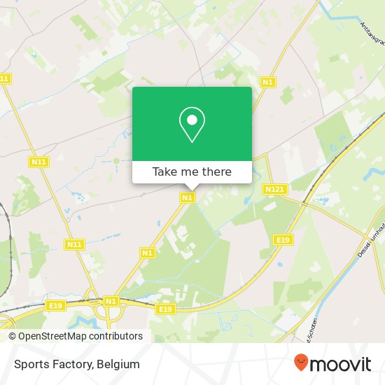 Sports Factory map