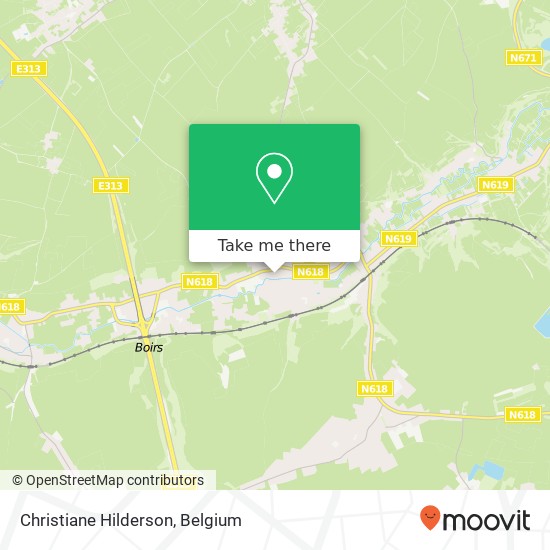 Christiane Hilderson map
