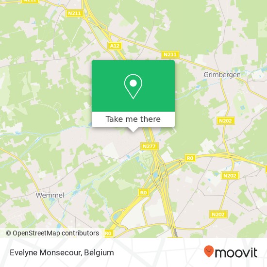Evelyne Monsecour map