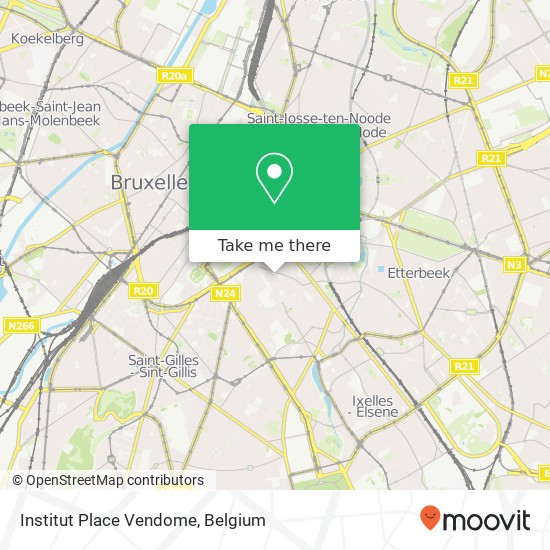 Institut Place Vendome map