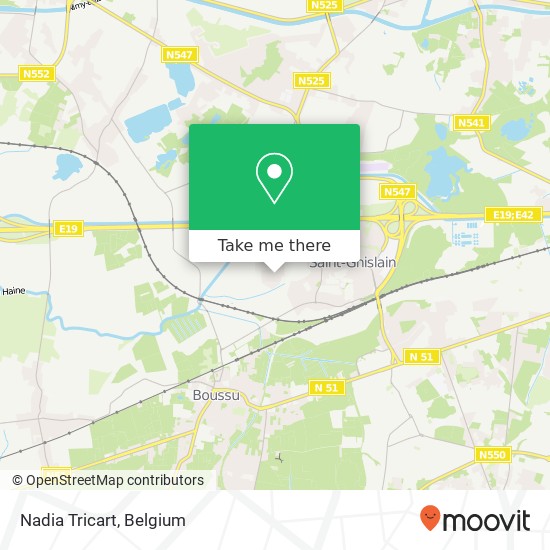 Nadia Tricart map