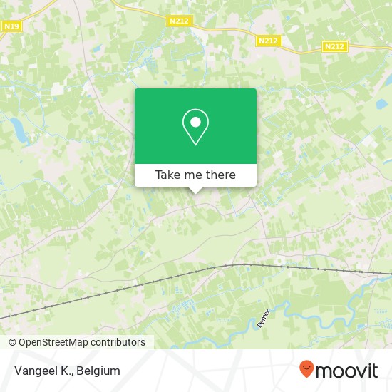 Vangeel K. map