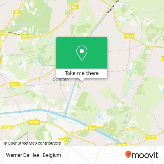 Werner De Heel map