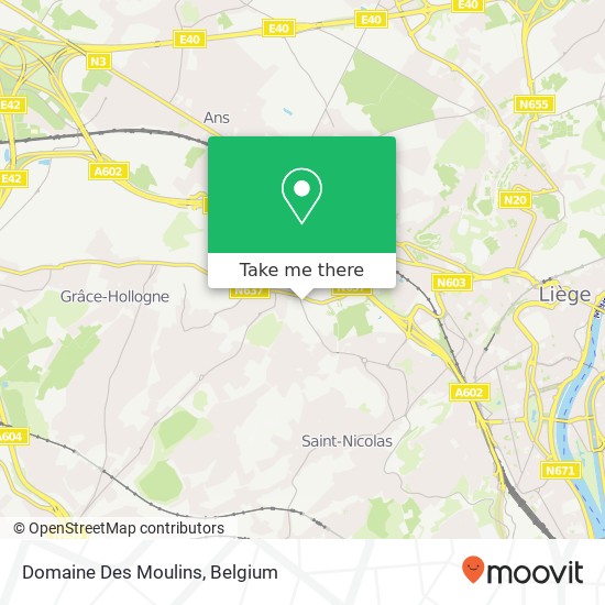 Domaine Des Moulins plan