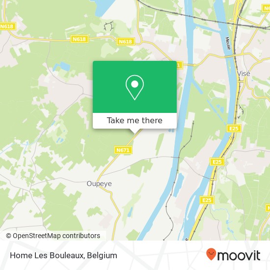 Home Les Bouleaux map