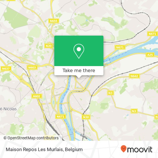 Maison Repos Les Murlais map