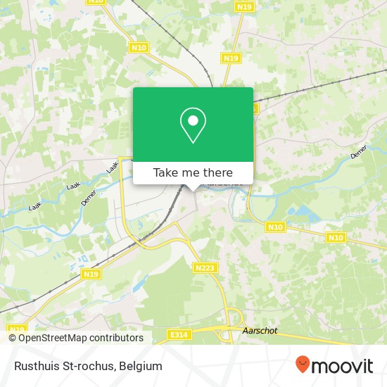 Rusthuis St-rochus map