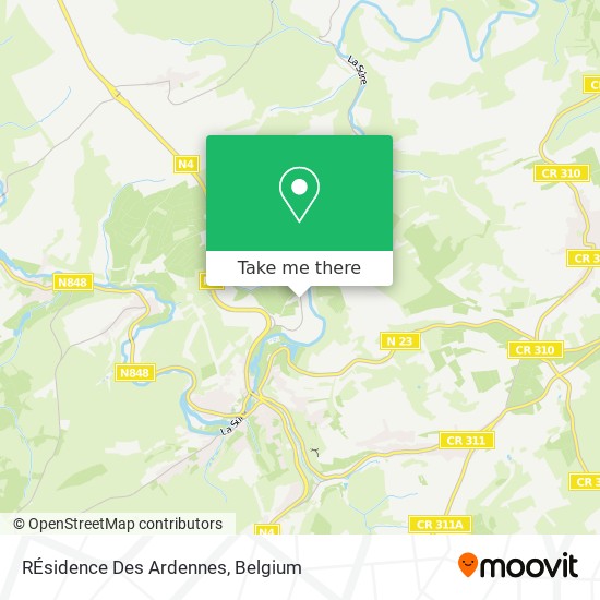 RÉsidence Des Ardennes map
