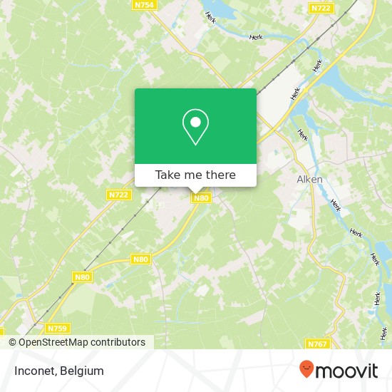 Inconet map