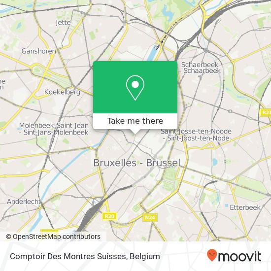 Comptoir Des Montres Suisses map