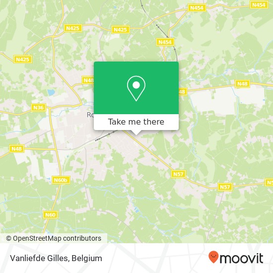 Vanliefde Gilles map