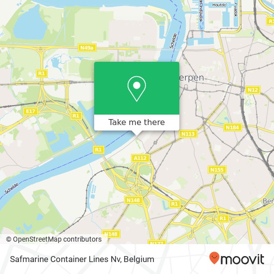 Safmarine Container Lines Nv map