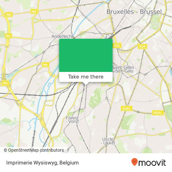 Imprimerie Wysiswyg map