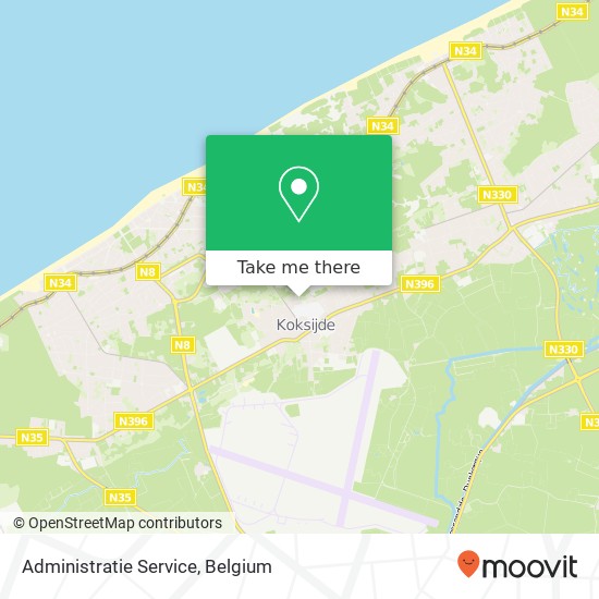 Administratie Service map