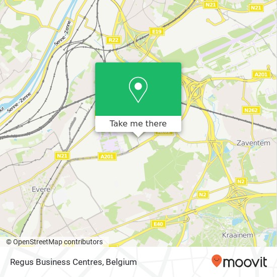 Regus Business Centres map