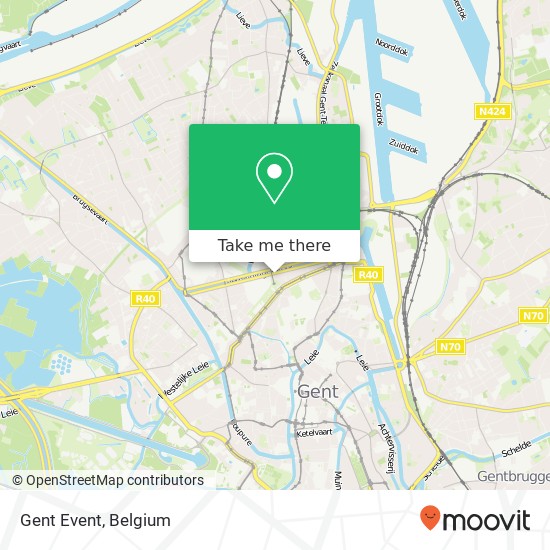 Gent Event map