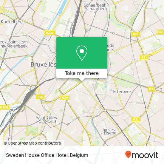 Sweden House Office Hotel map