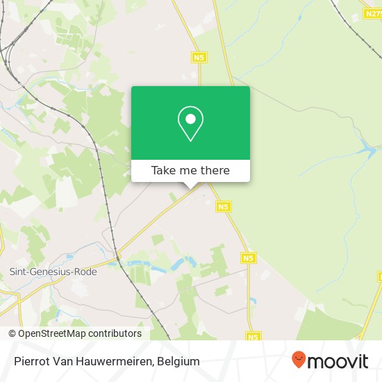 Pierrot Van Hauwermeiren map