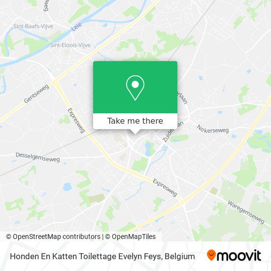 Honden En Katten Toilettage Evelyn Feys map