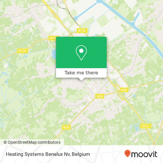 Heating Systems Benelux Nv map