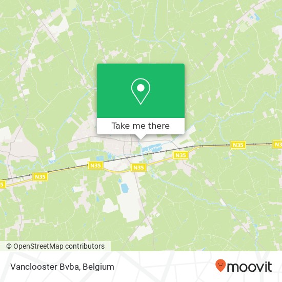 Vanclooster Bvba map