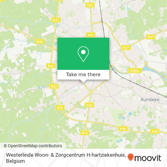 Westerlinde Woon- & Zorgcentrum H-hartziekenhuis map