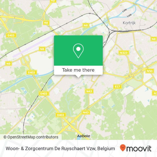 Woon- & Zorgcentrum De Ruyschaert Vzw map