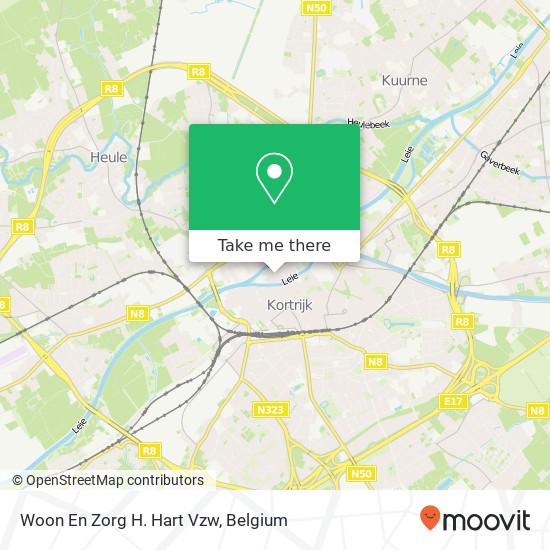 Woon En Zorg H. Hart Vzw map