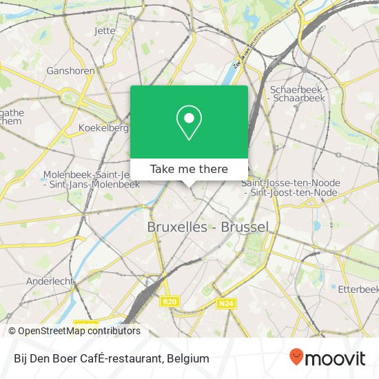 Bij Den Boer CafÉ-restaurant map