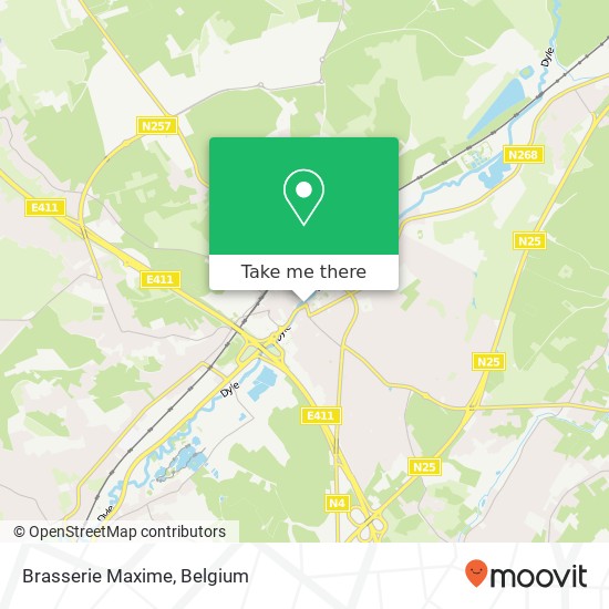Brasserie Maxime map