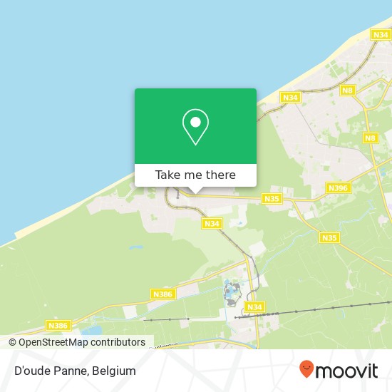 D'oude Panne map