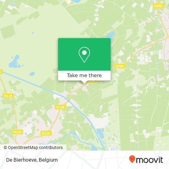 De Bierhoeve map