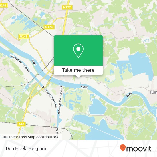 Den Hoek map