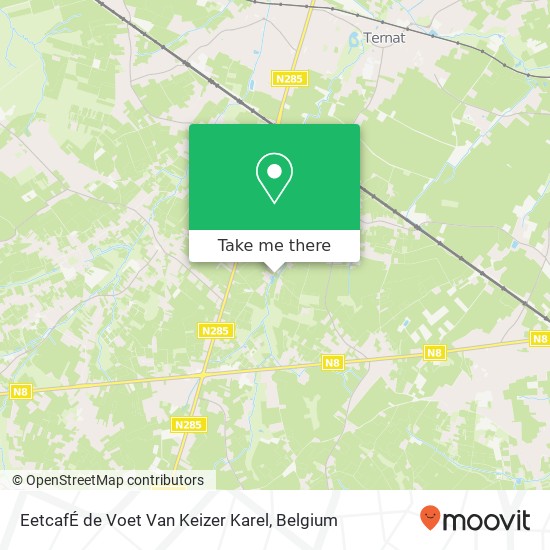 EetcafÉ de Voet Van Keizer Karel map