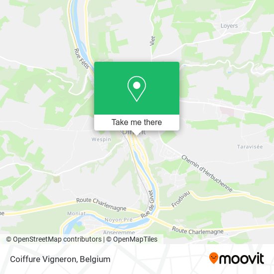 Coiffure Vigneron map