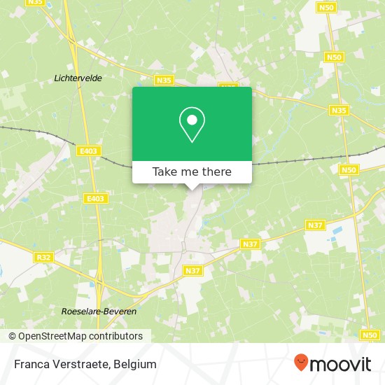 Franca Verstraete map