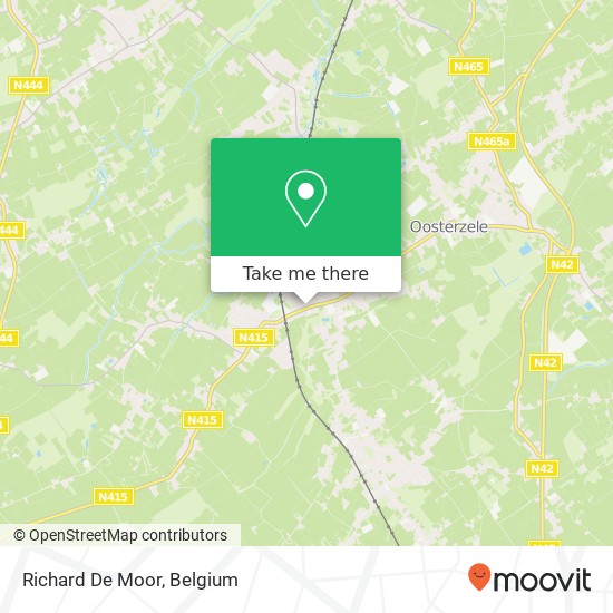 Richard De Moor map