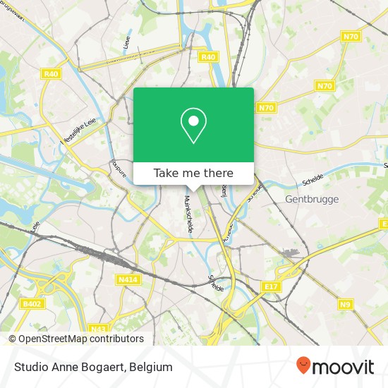 Studio Anne Bogaert map