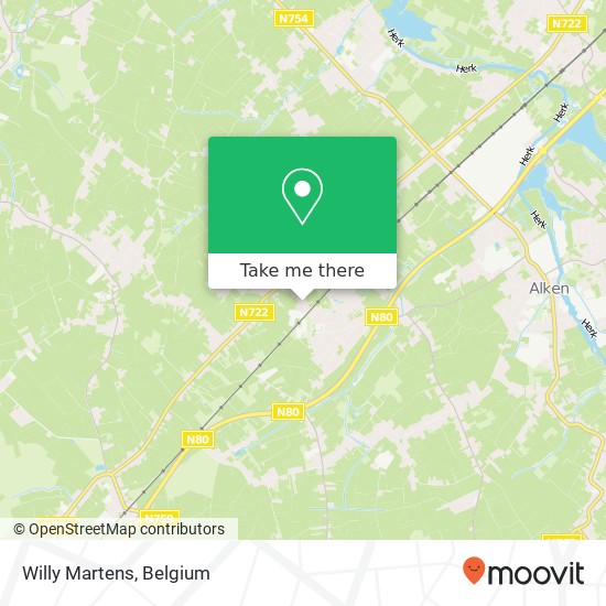 Willy Martens map