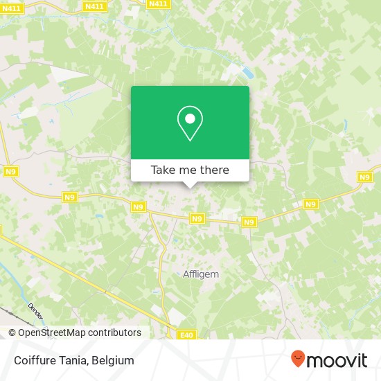 Coiffure Tania map
