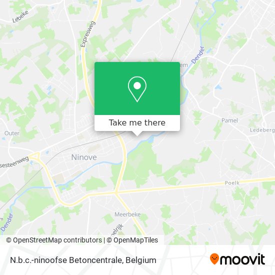 N.b.c.-ninoofse Betoncentrale map