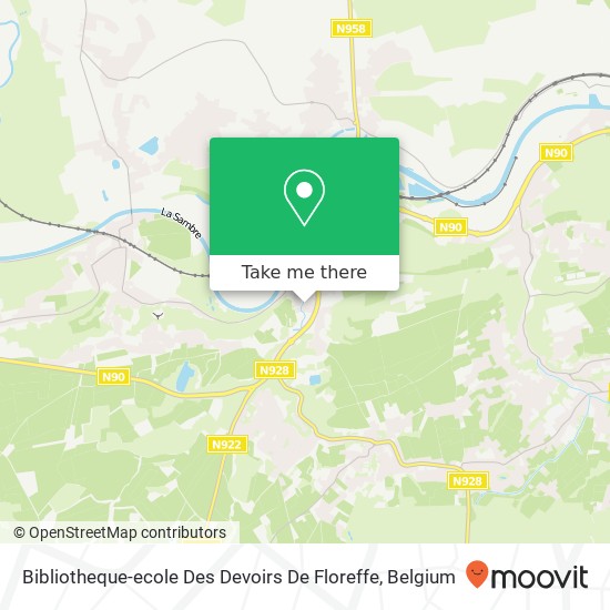 Bibliotheque-ecole Des Devoirs De Floreffe plan