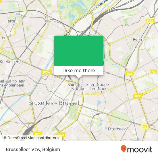 Brusselleer Vzw map