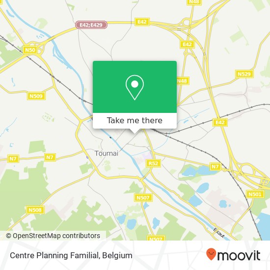 Centre Planning Familial map